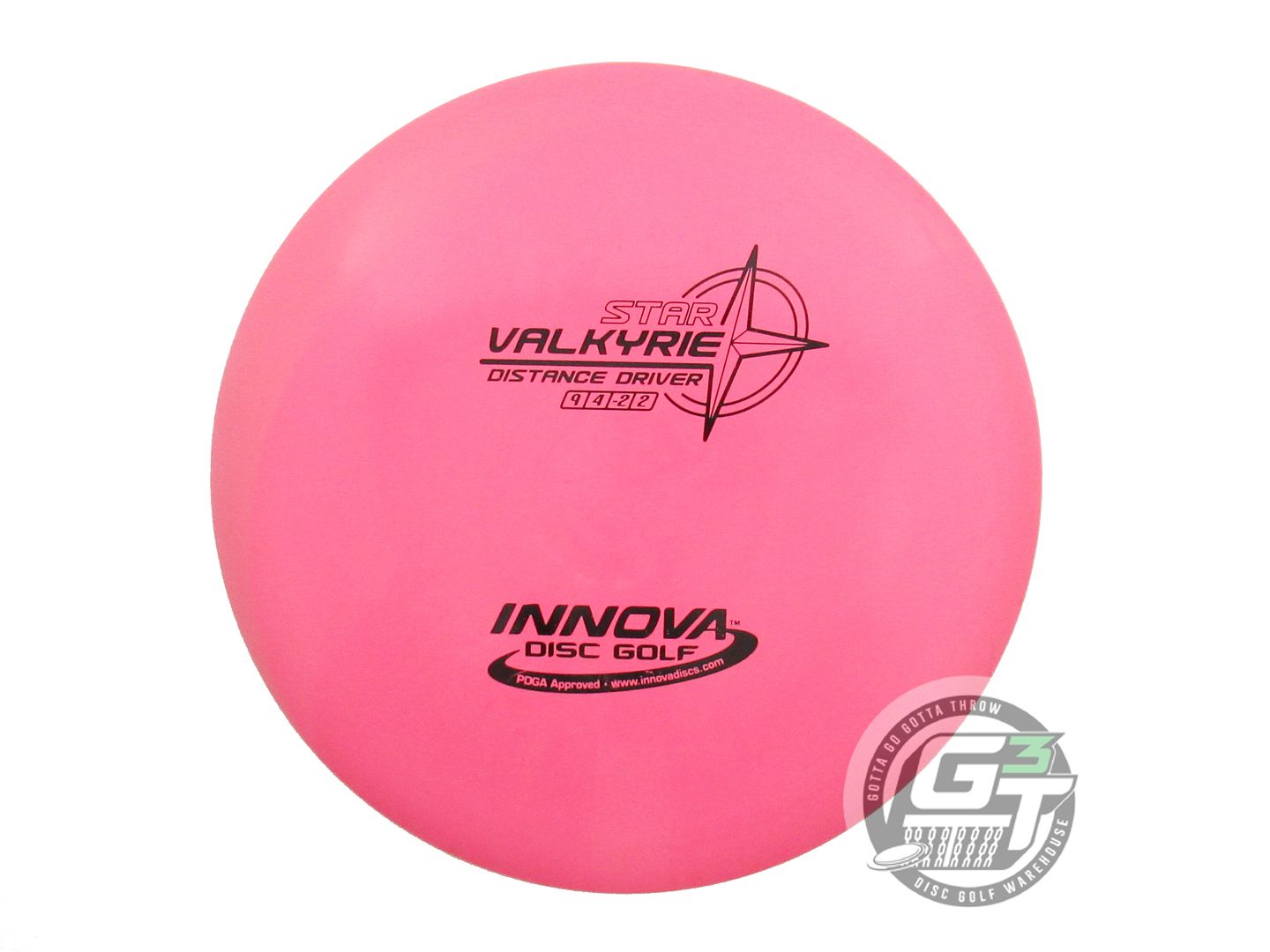 USED Innova Star Valkyrie 171g Pink Black Stamp Distance Driver Golf Disc