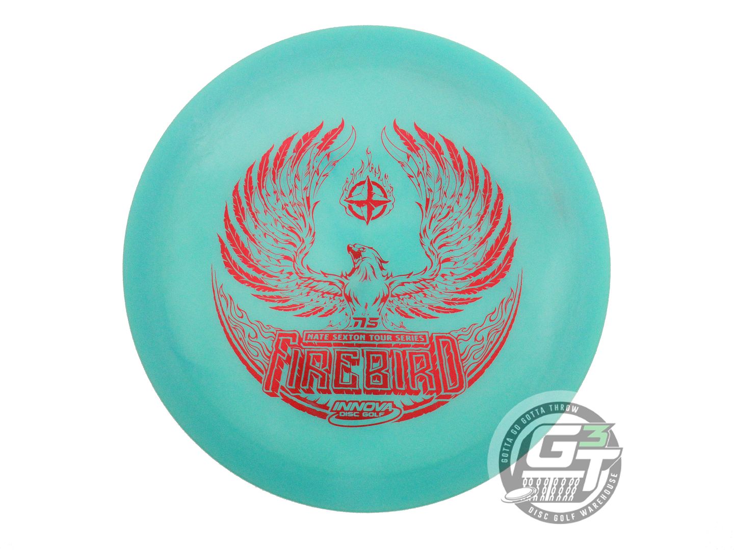 USED Innova [2021 SEXTON] Glow Champion Firebird 176g Seafoam Driver Golf Disc