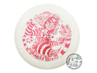USED Discraft HALLOWEEN Buzzjuice Glo Z Buzzz 177g Pink Tron Foil Midrange Disc