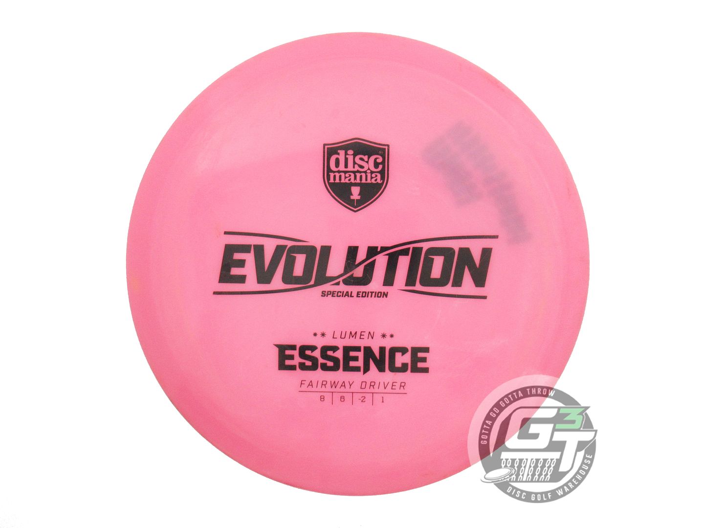 USED DiscMania [SE] Lumen Essence 170g Pink Black Stamp Driver Golf Disc