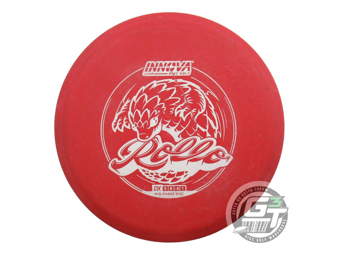 USED Innova DX Rollo 166g Red White Stamp Midrange Golf Disc