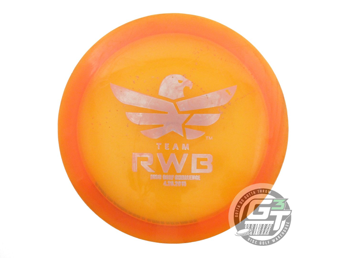 USED Discraft Z Predator 175g Orange Silver Foil OOP Fairway Driver Golf Disc