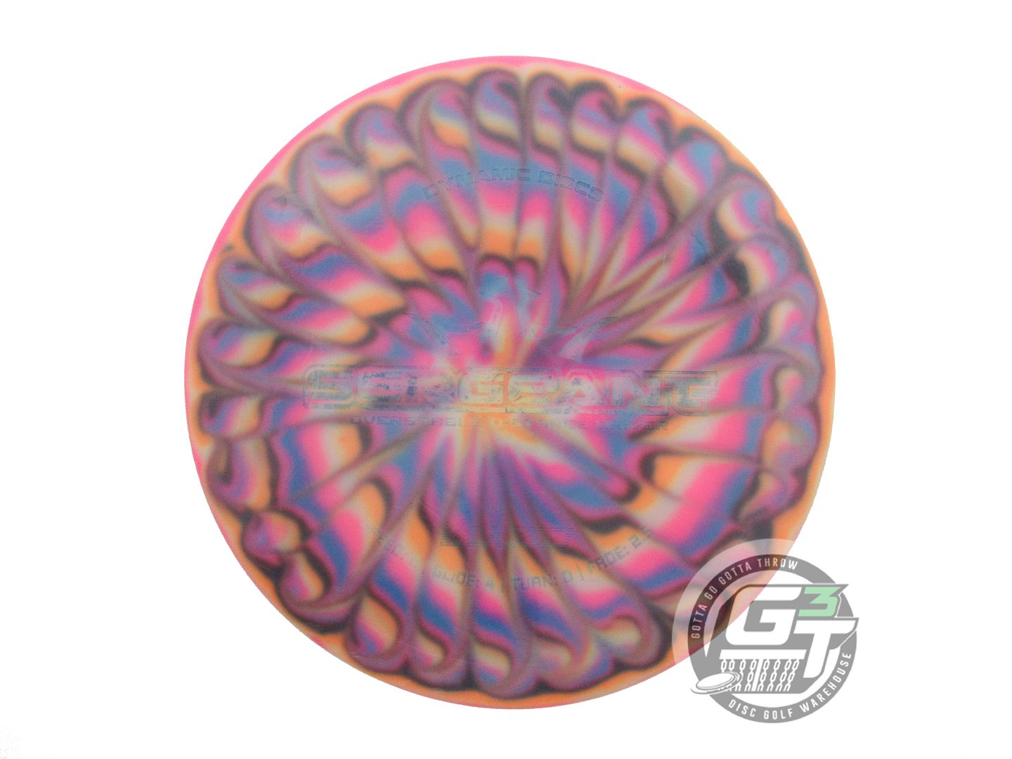 USED Dynamic Discs Lucid Sergeant 176g White HOME DYED Driver Golf Disc