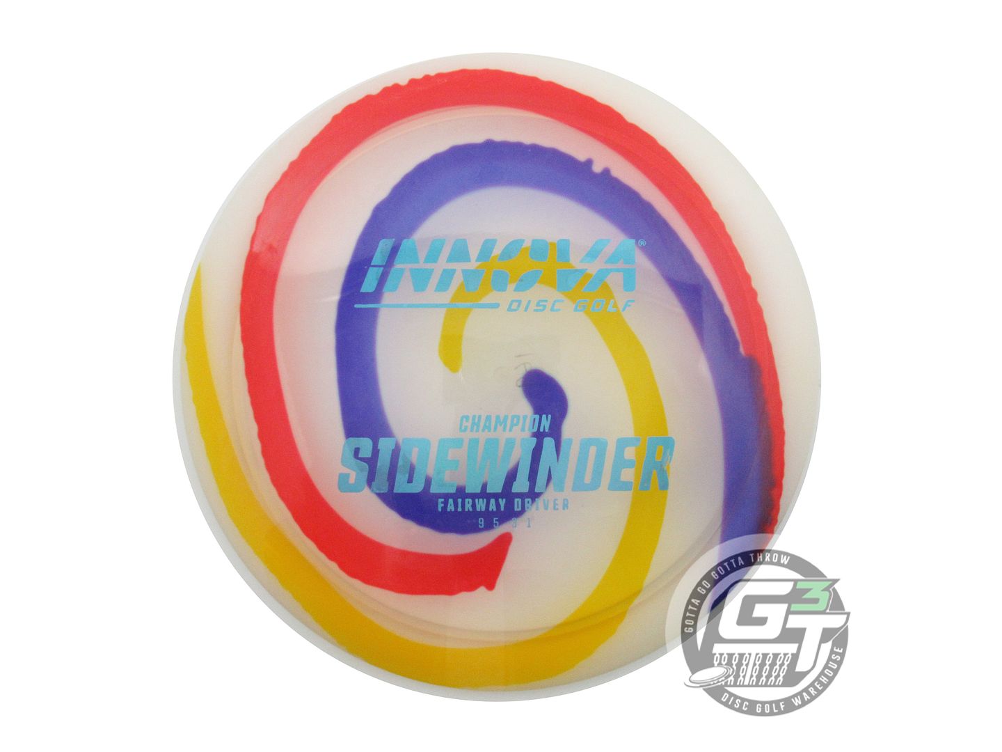 USED Innova I-DYE Champion Sidewinder 169g Spiral Distance Driver Golf Disc