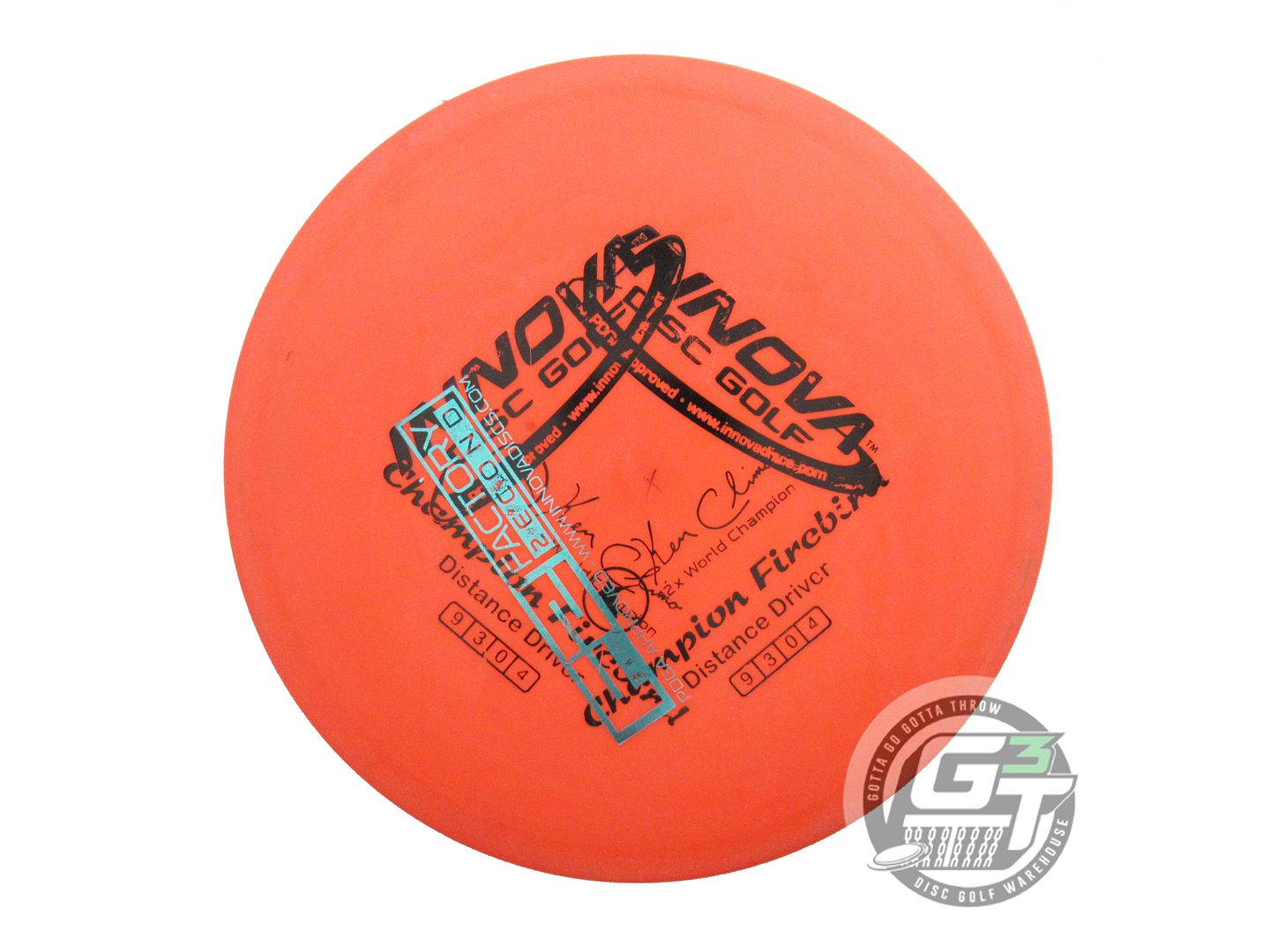 USED Innova X-OUT DX Firebird 175g Orange Distance Driver Golf Disc