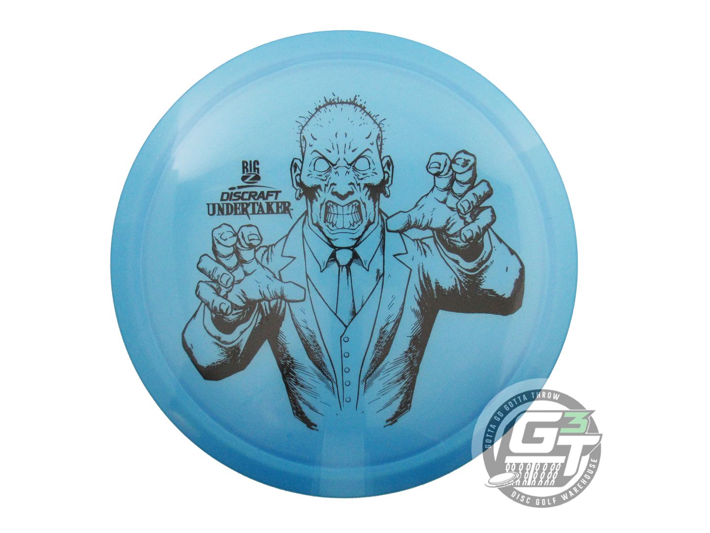 NOS Discraft Big Z Undertaker 172g Blue Black Stamp Distance Driver Golf Disc