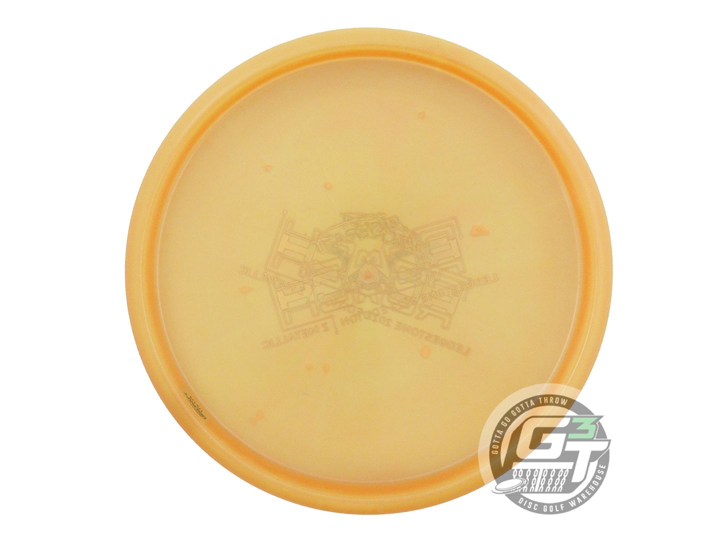 USED Discraft X-OUT [LEDGESTONE] Metallic Z Roach 175g Orange Putter Golf Disc