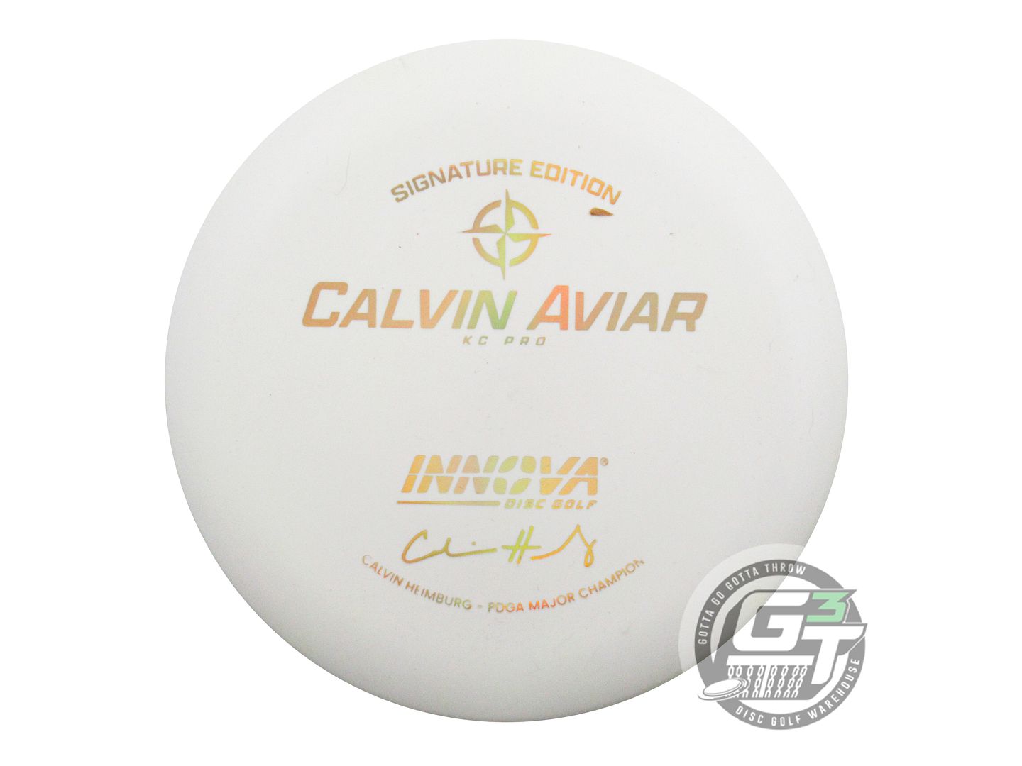 USED Innova [HEIMBURG] Pro KC Aviar 175g White Gold Holo Foil Putter Golf Disc