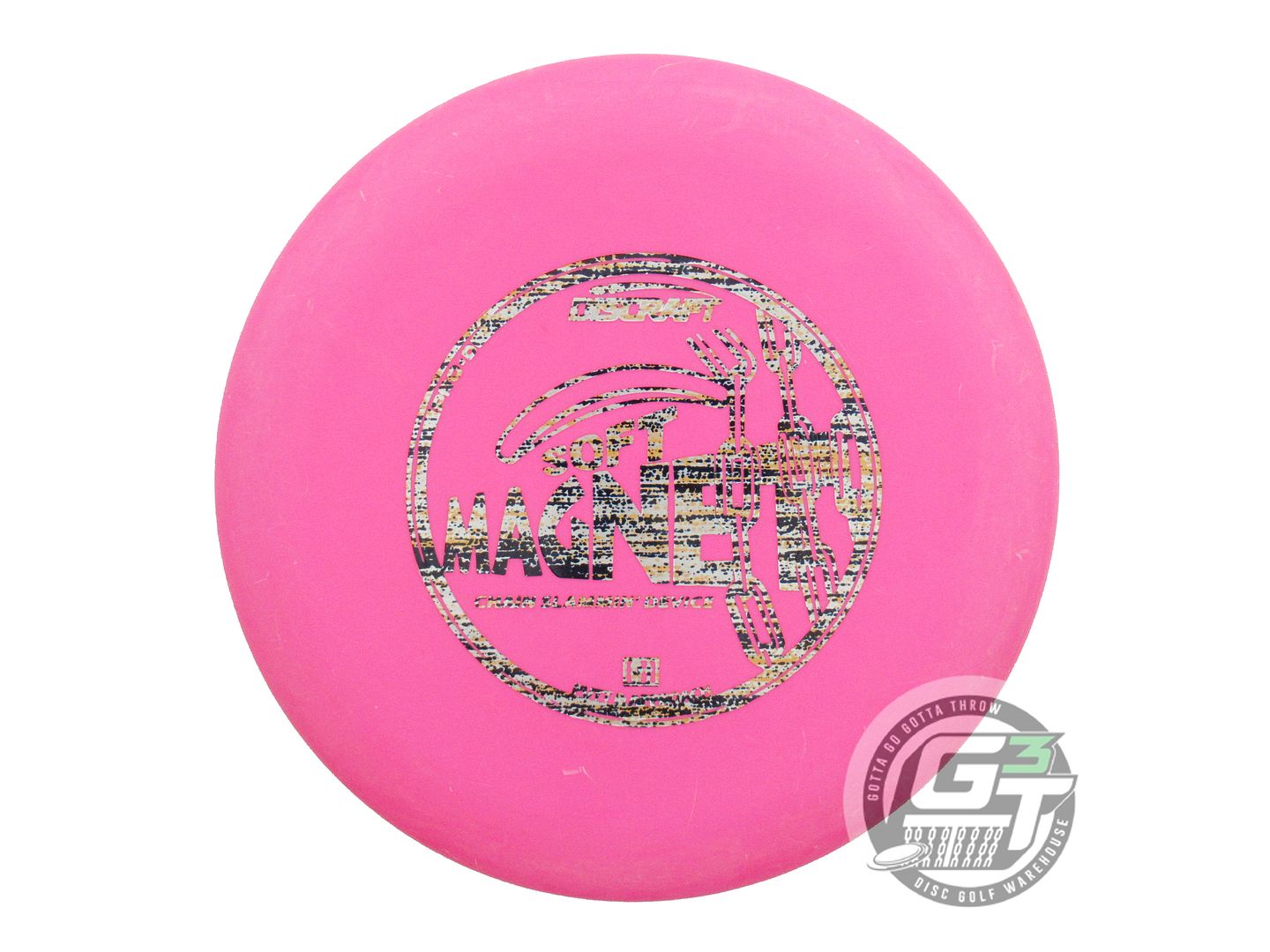 USED Discraft Pro D Soft Magnet 175g Pink Black Static Foil Putter Golf Disc