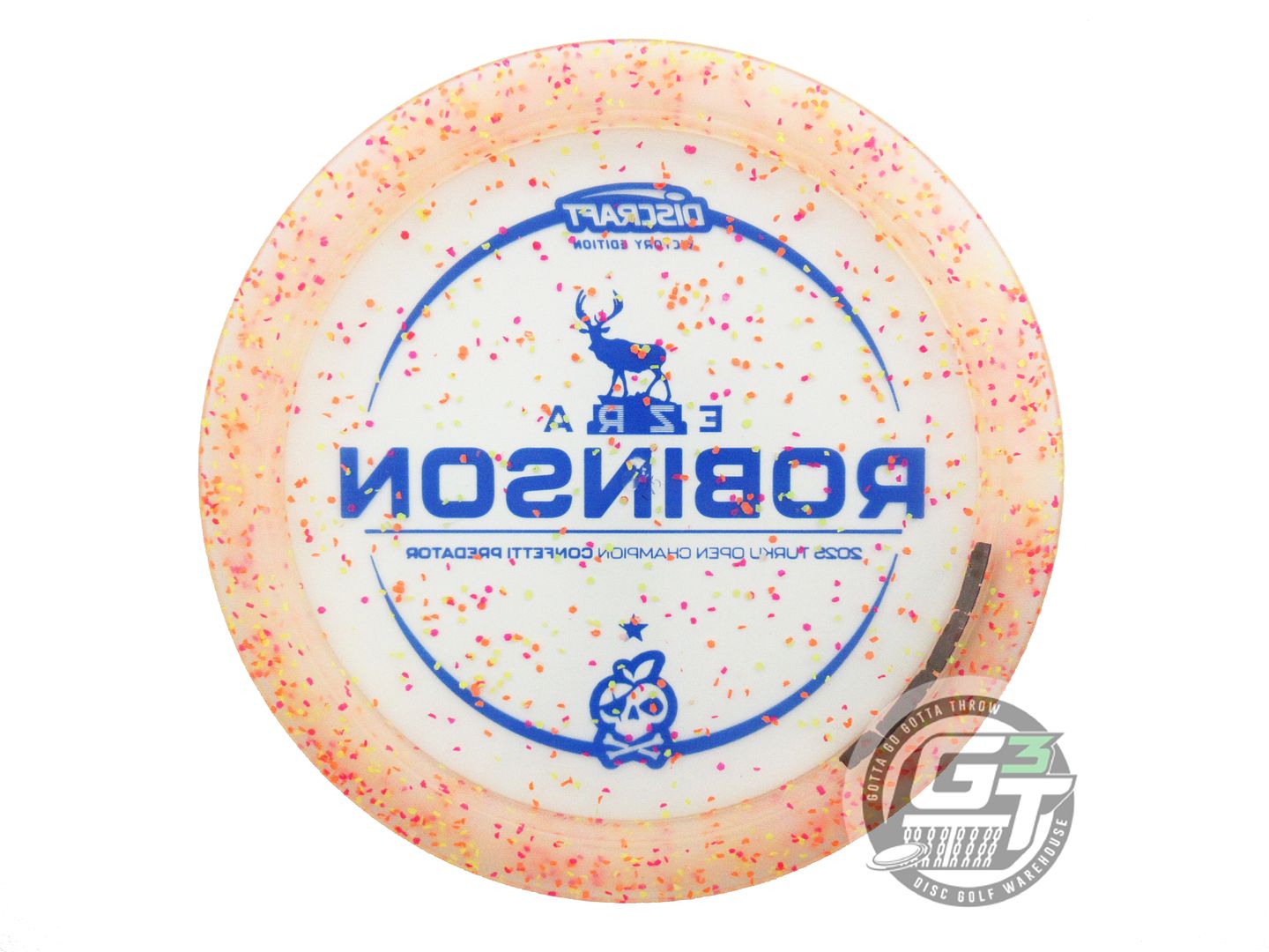USED Discraft [ROBINSON] Confetti Z Predator 175g Blue Stamp Fairway Driver Disc