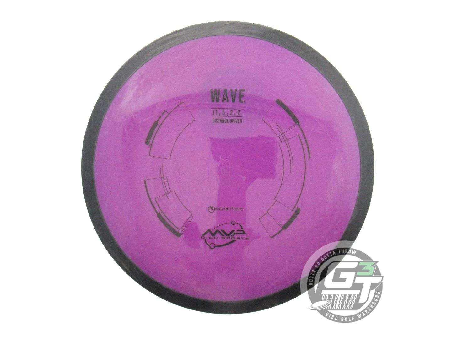 USED MVP Disc Sports Neutron Wave 174g Purple Distance Driver Golf Disc