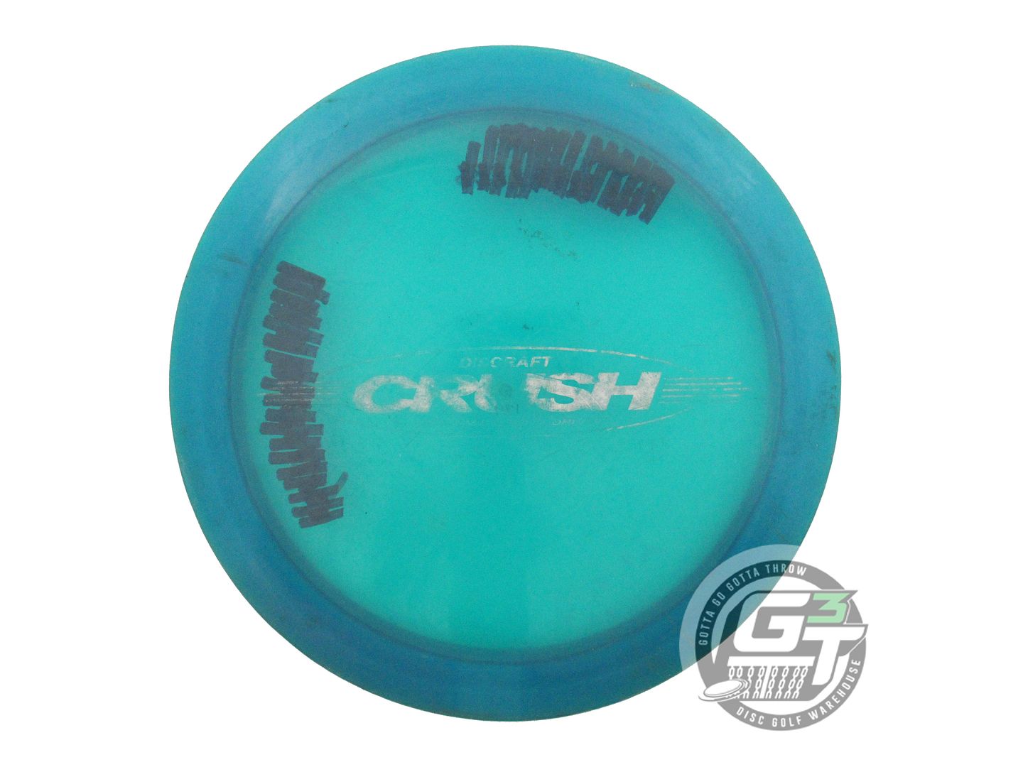 USED Discraft Elite Z Crush 174g Teal Silver Holo Foil Distance Driver Golf Disc