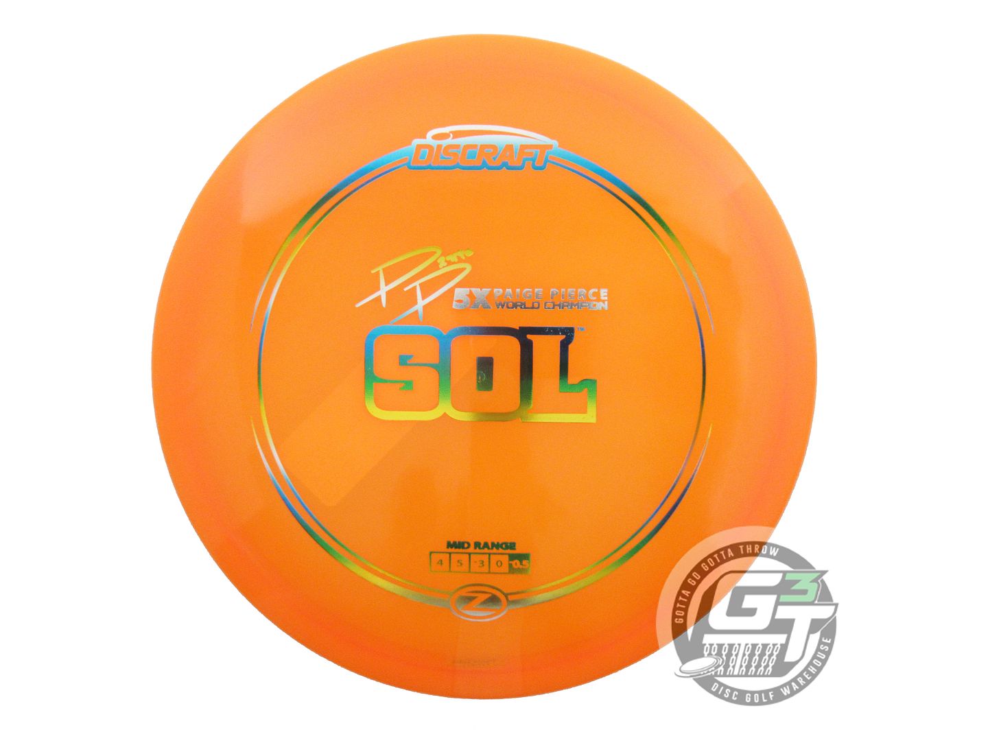 Discraft Elite Z Sol [Paige Pierce 5X] Midrange Golf Disc (Individually Listed)