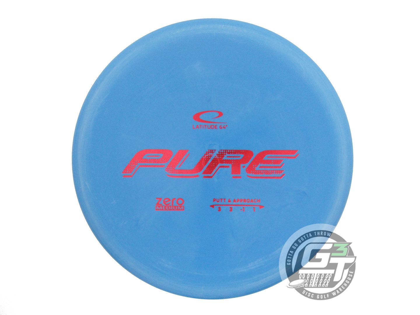 Latitude 64 Zero Line Medium Pure Putter Golf Disc (Individually Listed) - Gotta Go Gotta Throw