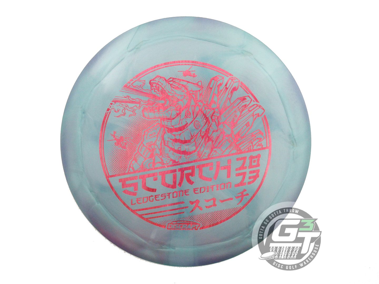 USED Discraft [LEDGESTONE] Titanium Scorch 170g Teal-Aqua Distance Driver Disc