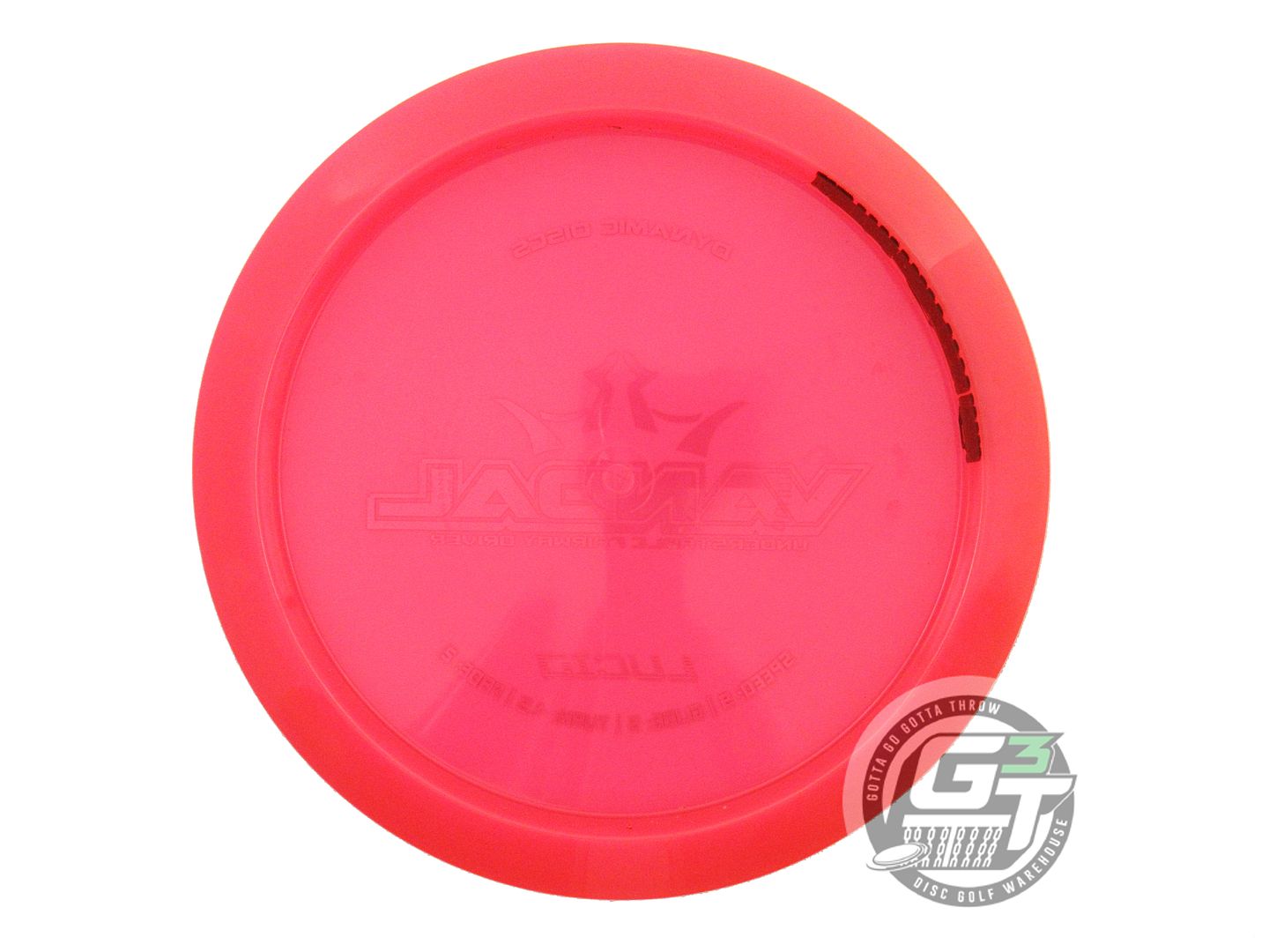 USED Dynamic Discs Lucid Vandal 173g Red Teal Foil Distance Driver Golf Disc