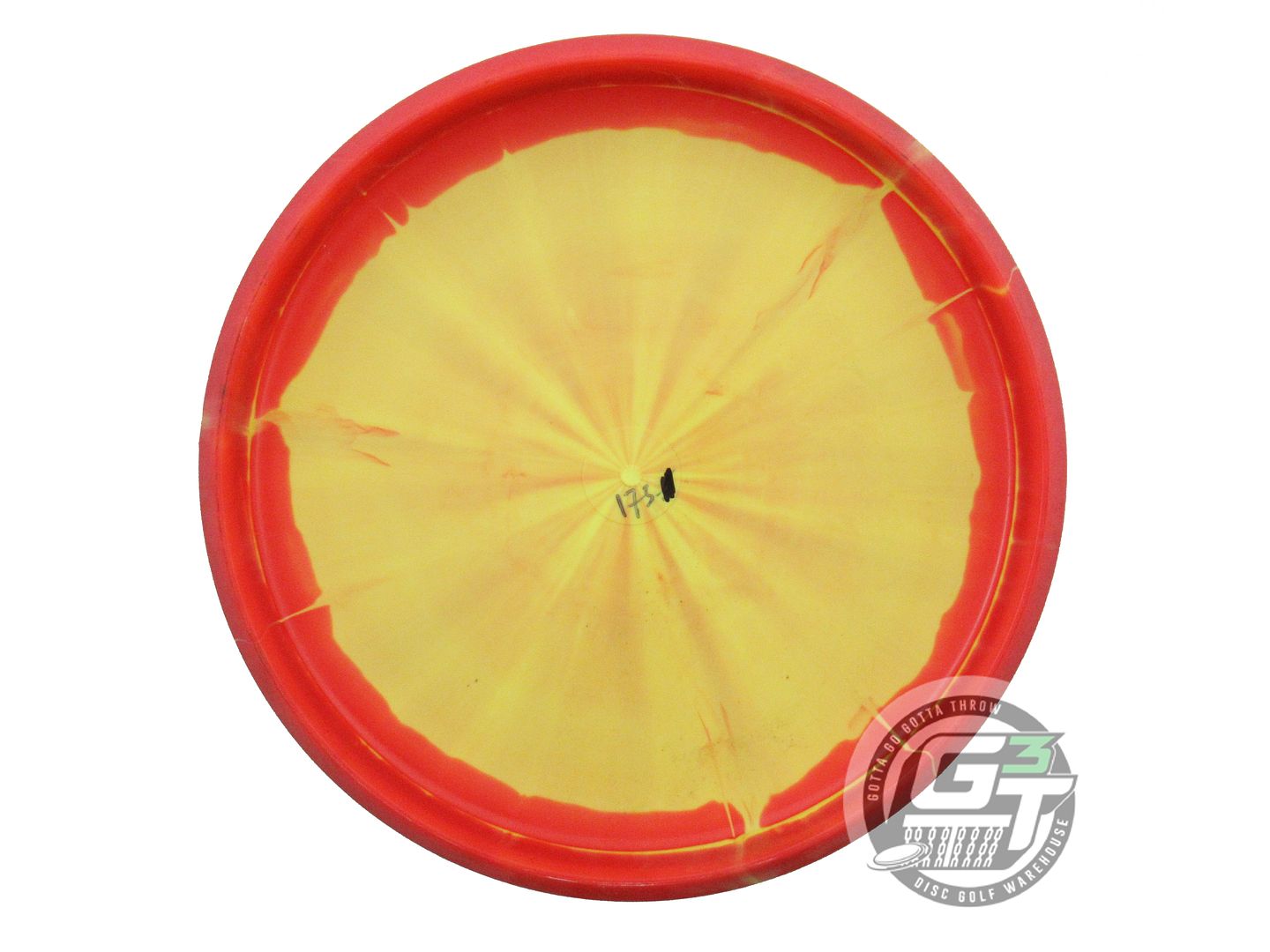 USED Innova Halo Star Aviar 173g Red-Yellow Putter Golf Disc