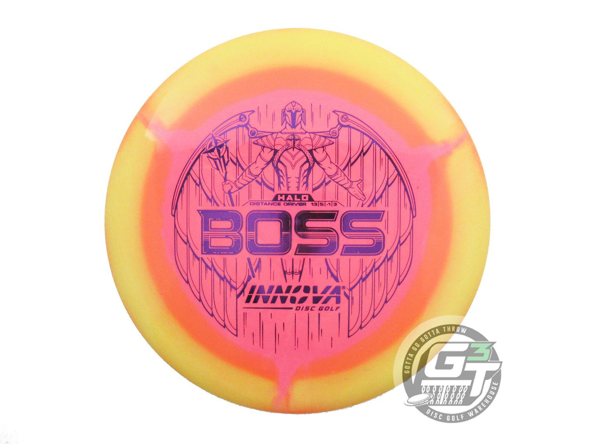 USED Innova Halo Star Boss 150g Marigold-Pink Distance Driver Golf Disc