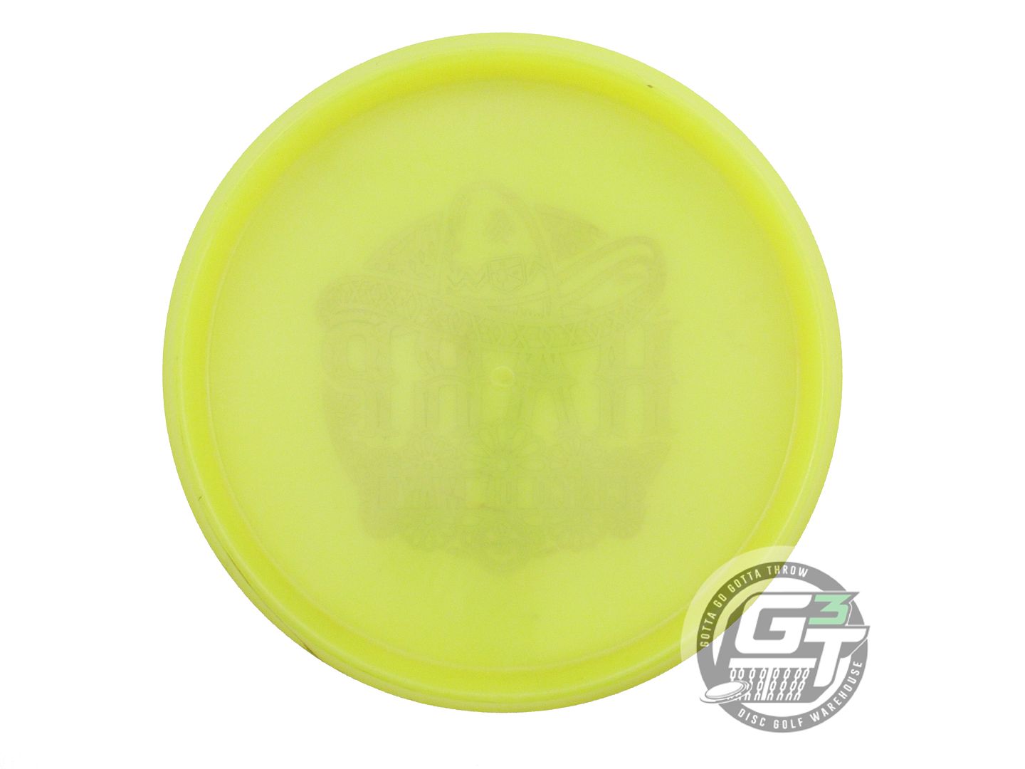 USED Westside Discs CINCO DE MAYO VIP Glimmer Ice Harp 176g Yellow Putter Disc