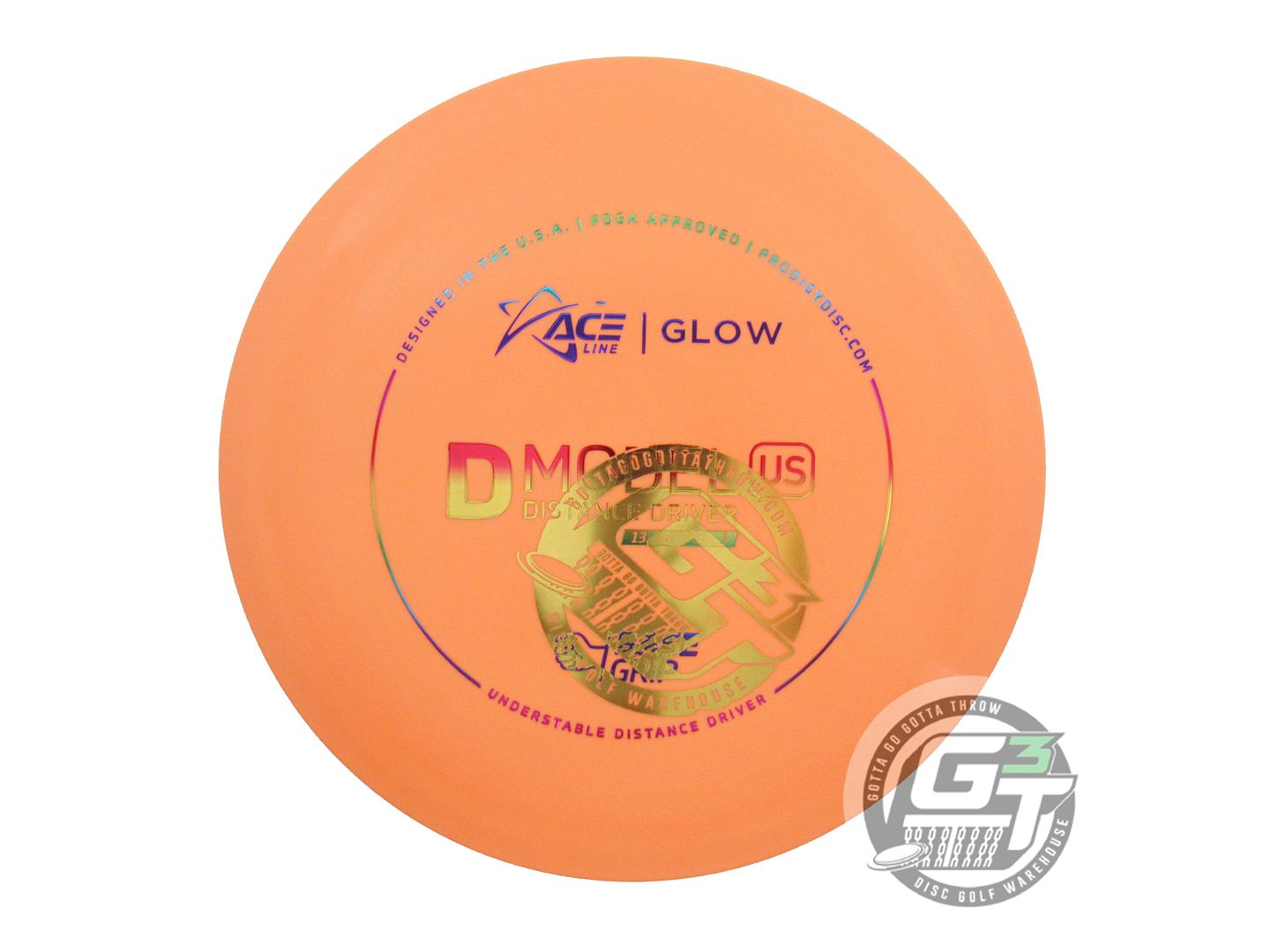 Prodigy Factory Second Ace Line Glow Base Grip D Model US Distance Driver Golf Disc (Individually Listed) - Gotta Go Gotta Throw