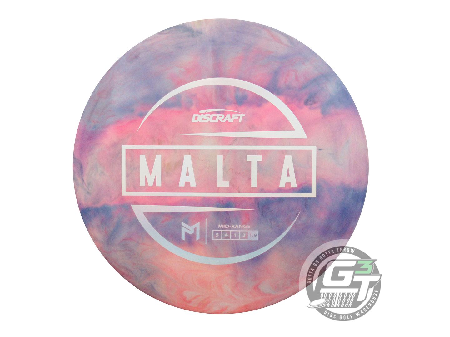 USED Discraft [McBETH] ESP Malta 175g Peach HOME DYED Midrange Golf Disc