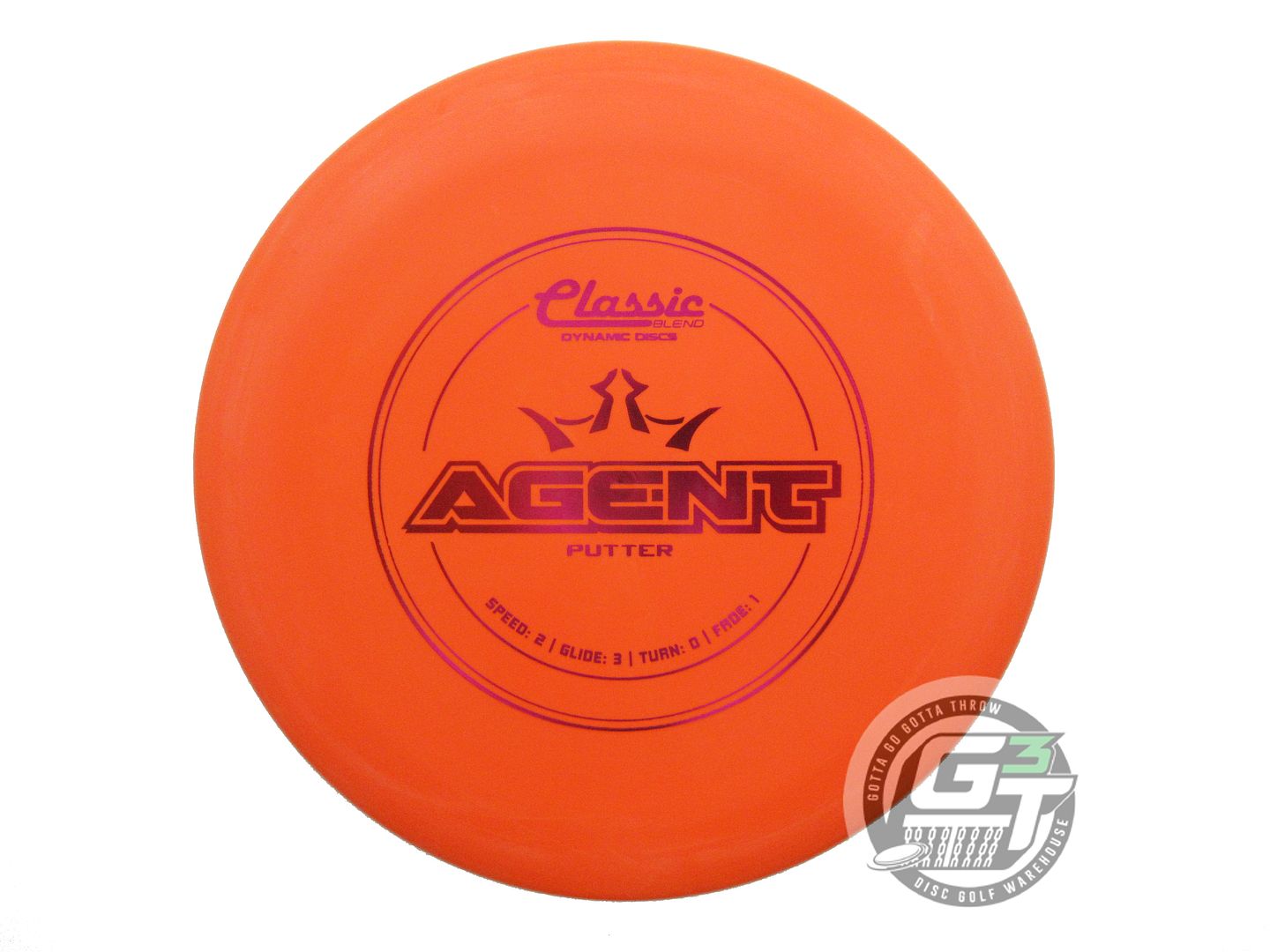 Dynamic Discs Classic Blend Agent Putter Golf Disc (Individually Listed)
