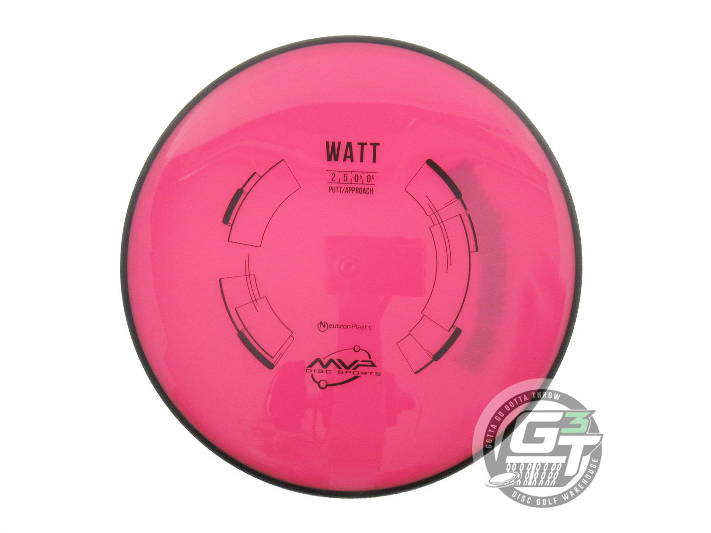 USED MVP Disc Sports Neutron Watt 172g Pink Putter Golf Disc