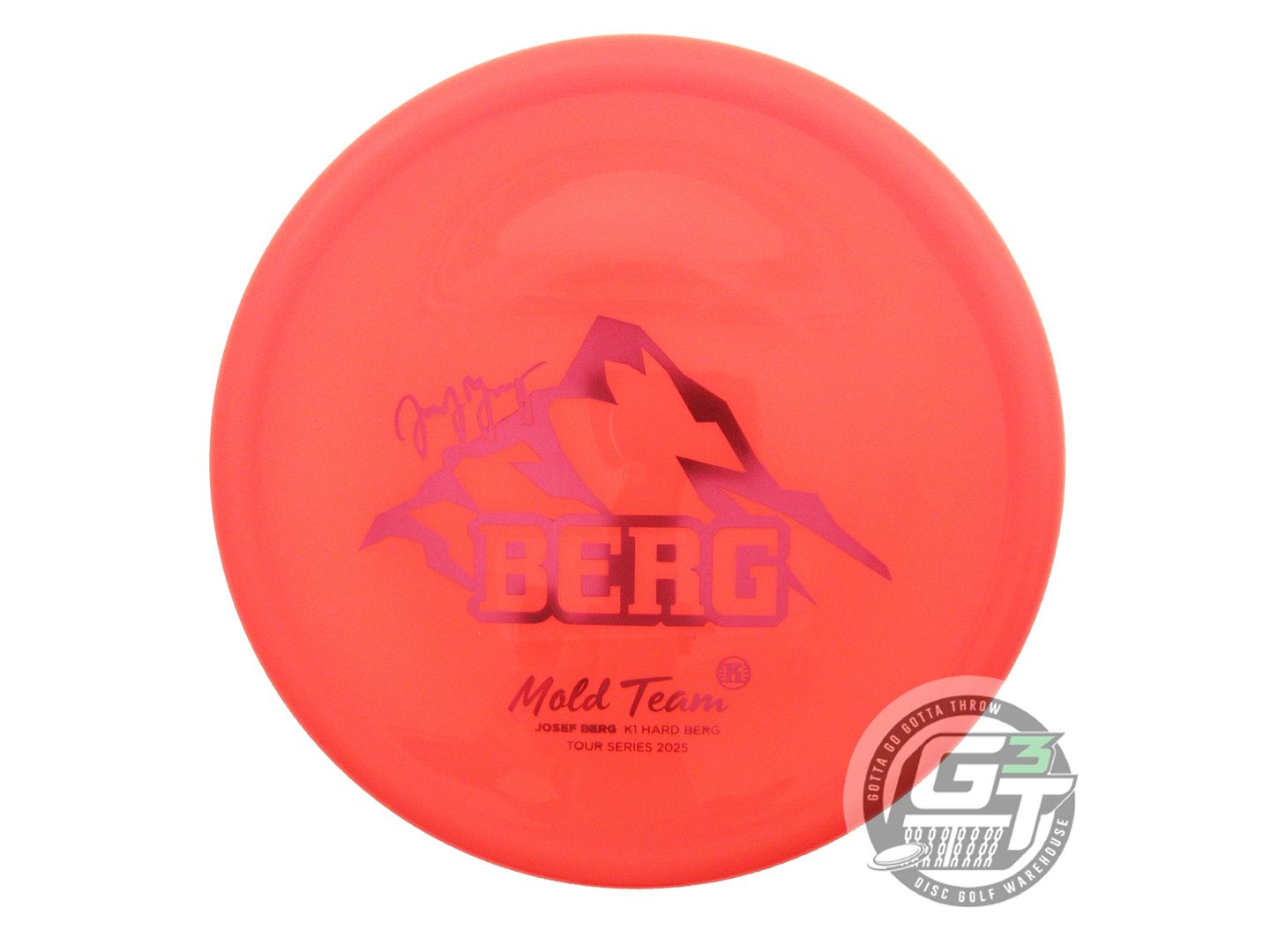 Kastaplast Limited Edition 2025 Team Series Josef Berg K1 Hard Berg Putter Golf Disc (Individually Listed)