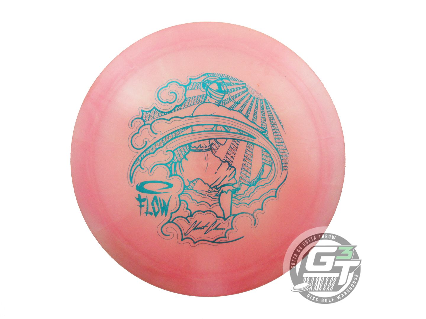 USED Latitude 64 [CALVIN] Opto-X Chameleon Flow 173g Pink Driver Golf Disc