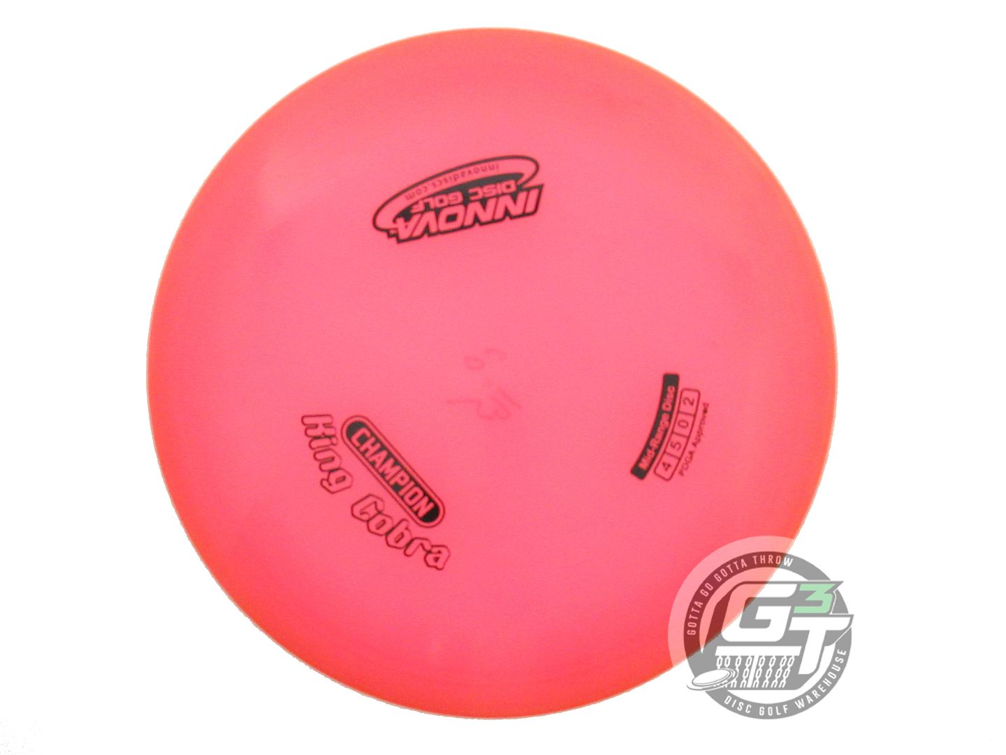 USED Innova Champion King Cobra 165g Pink Black Stamp Midrange Golf Disc