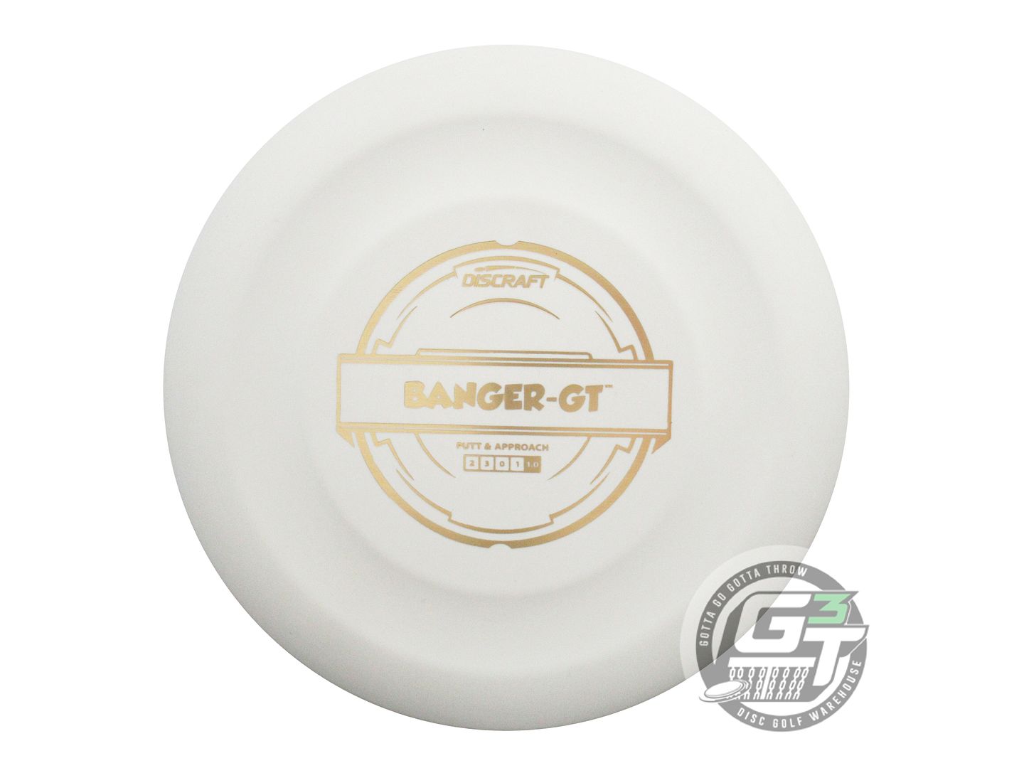 USED Discraft Putter Line Banger GT 173g White Gold Foil Putter Golf Disc