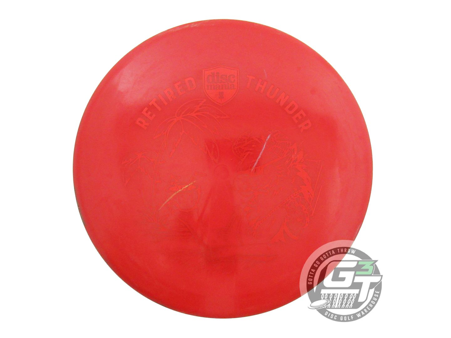 USED DiscMania RETIRED THUNDER S-Line CD1 173g Red Red Foil Distance Driver Disc