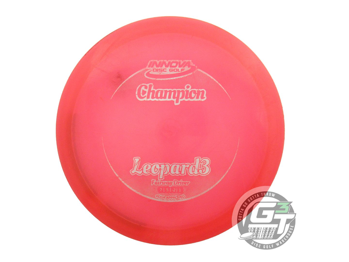 USED Innova Champion Leopard3 173g Pink Silver Stamp Fairway Driver Golf Disc