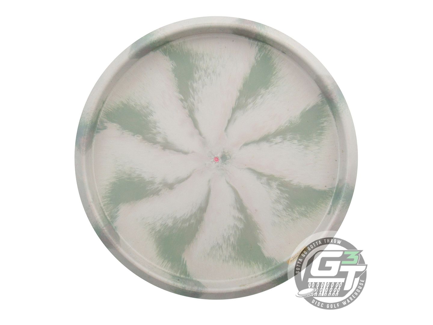 USED Discraft Recycled ESP Zone 175g Olive-Gray Blue Cheetah Foil Putter Disc