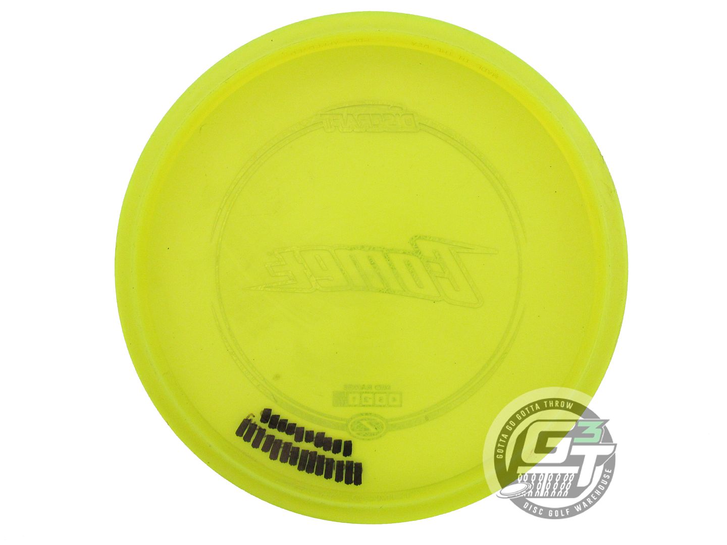 USED Discraft Z Comet 176g Yellow Lilac Foil Midrange Golf Disc