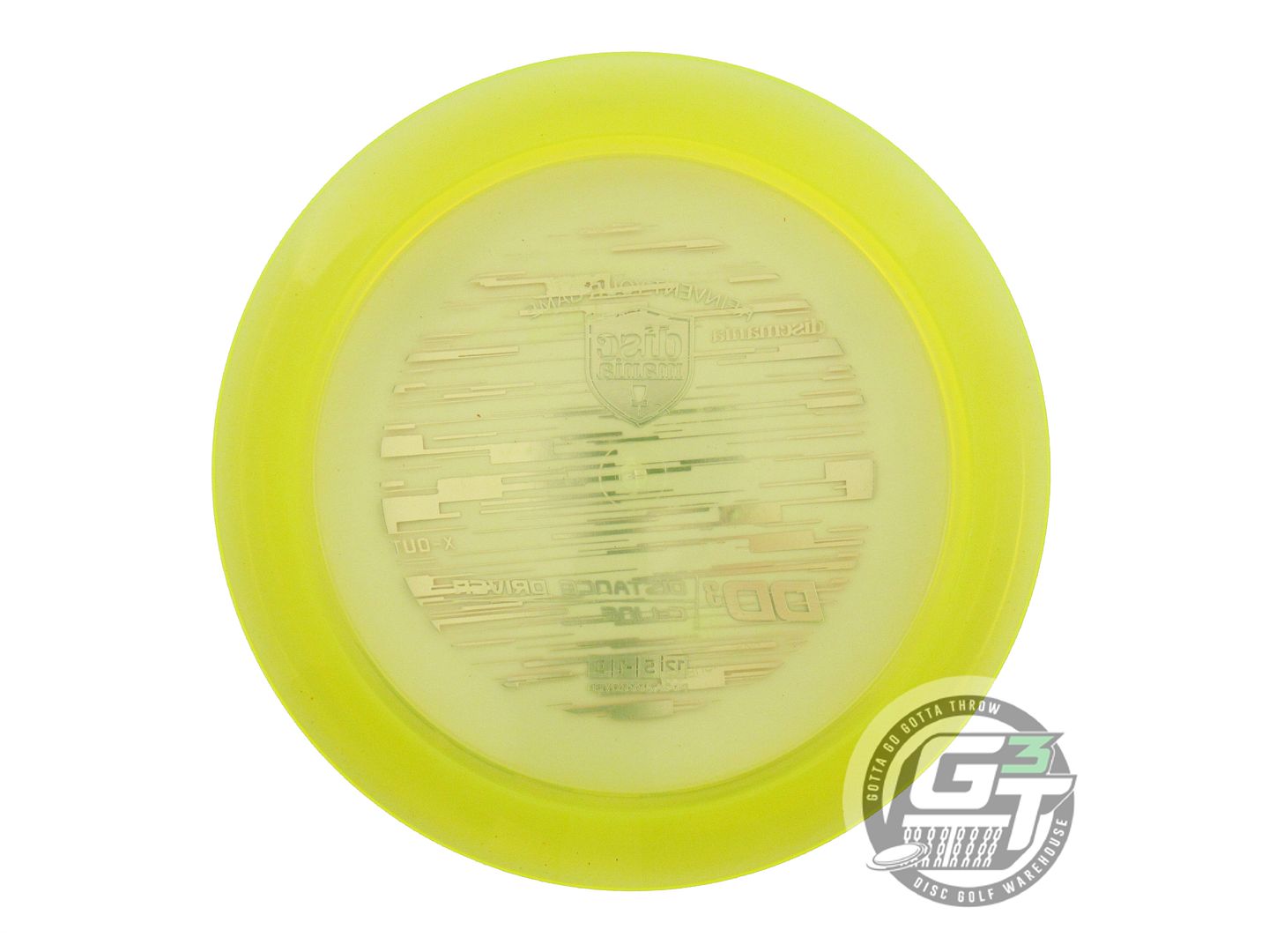 NOS DiscMania X-OUT C-Line DD3 173g Yellow Distance Driver Golf Disc