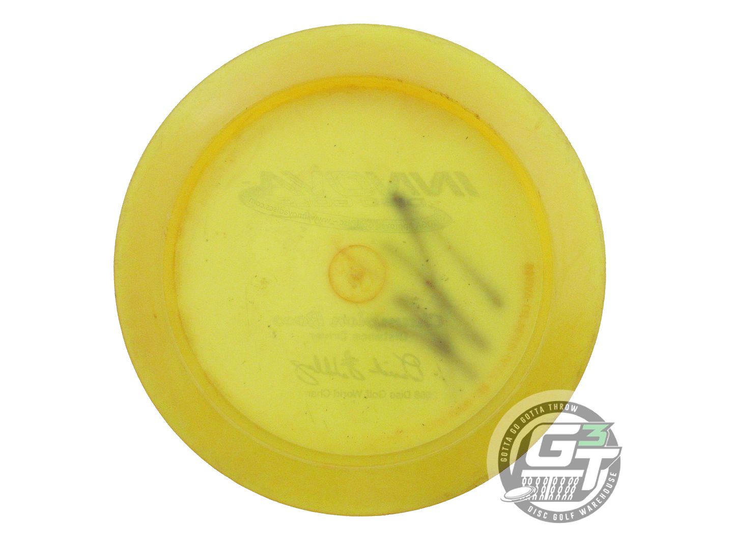 USED Innova Champion Boss 172g Yellow Silver Stamp PFN Distance Driver Golf Disc