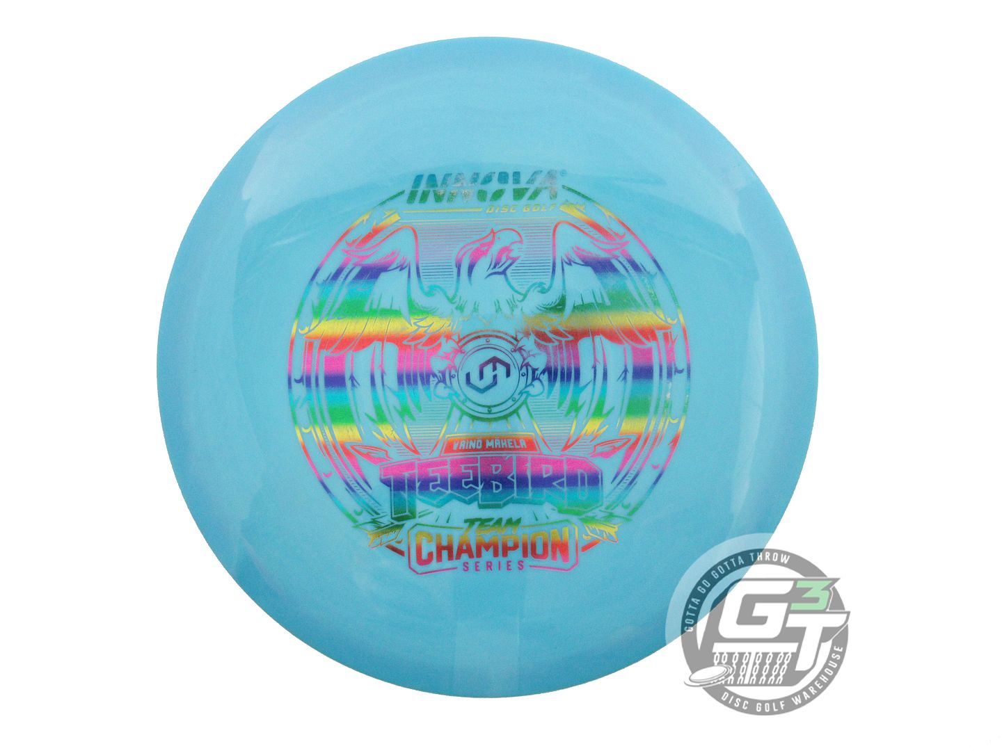 USED Innova [MAKELA] Swirl Star Teebird 175g Teal Rainbow Foil Driver Golf Disc
