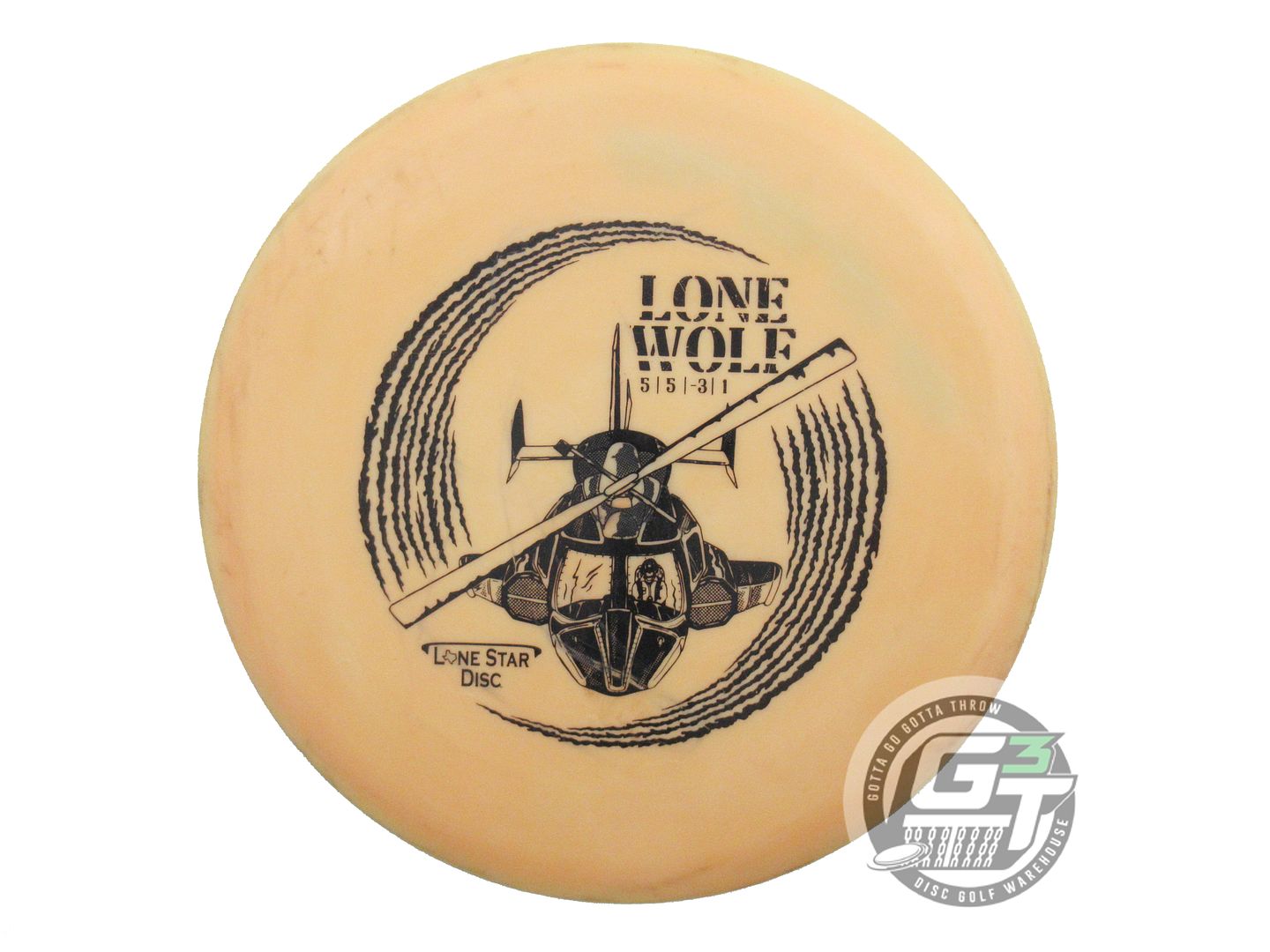 USED Lone Star [ARTIST] Bravo Lone Wolf 174g Peach Black Stamp Midrange Disc