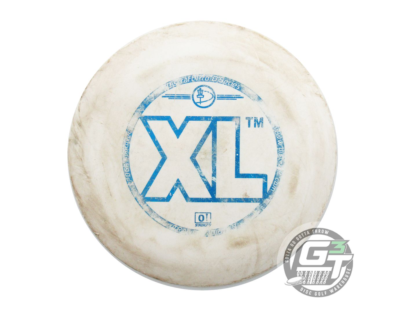 USED Discraft Pro D XL 171g White Blue Foil OOP Distance Driver Golf Disc