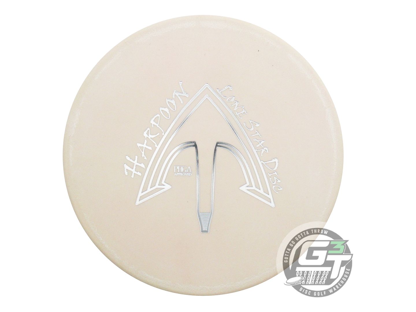 NOS Lone Star [ARTIST] Delta 1 Harpoon 163g Tan Silver Foil Midrange Golf Disc