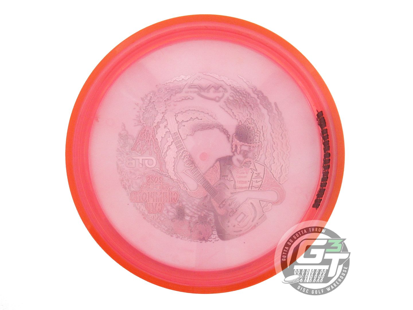 USED Axiom Discs [OTB] Prism Proton Soft Pyro 176g Pink Orange Rim Midrange Disc