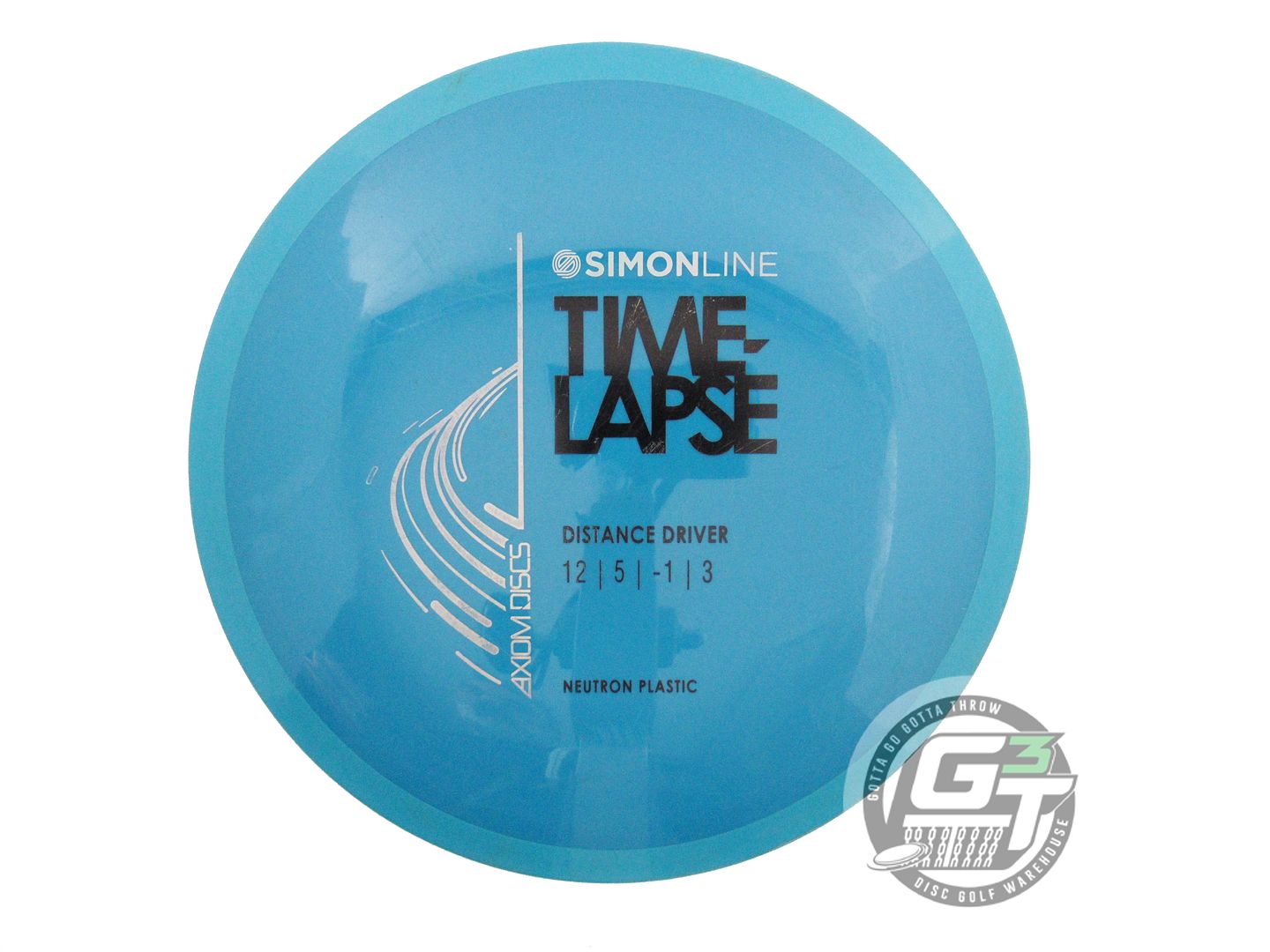 USED Axiom Discs Neutron Time Lapse 173g Blue Teal Rim Driver Golf Disc