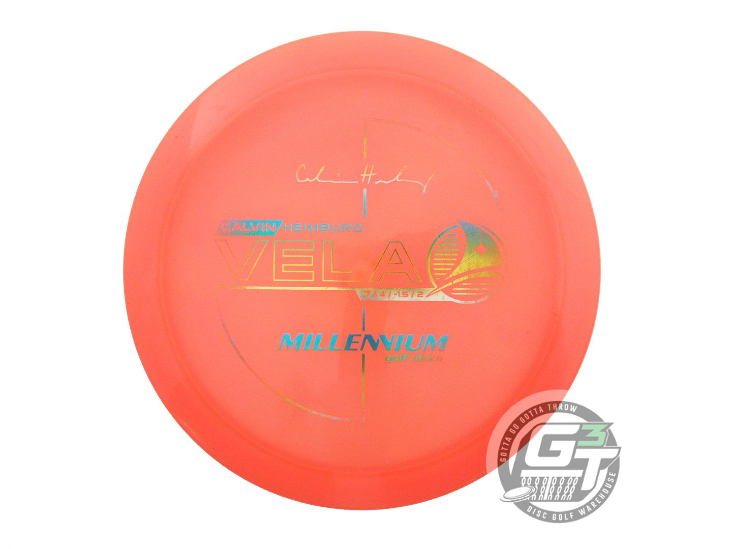 USED Millennium [HEIMBURG] Quantum Vela 162g Orange Sunrise Foil Driver Disc