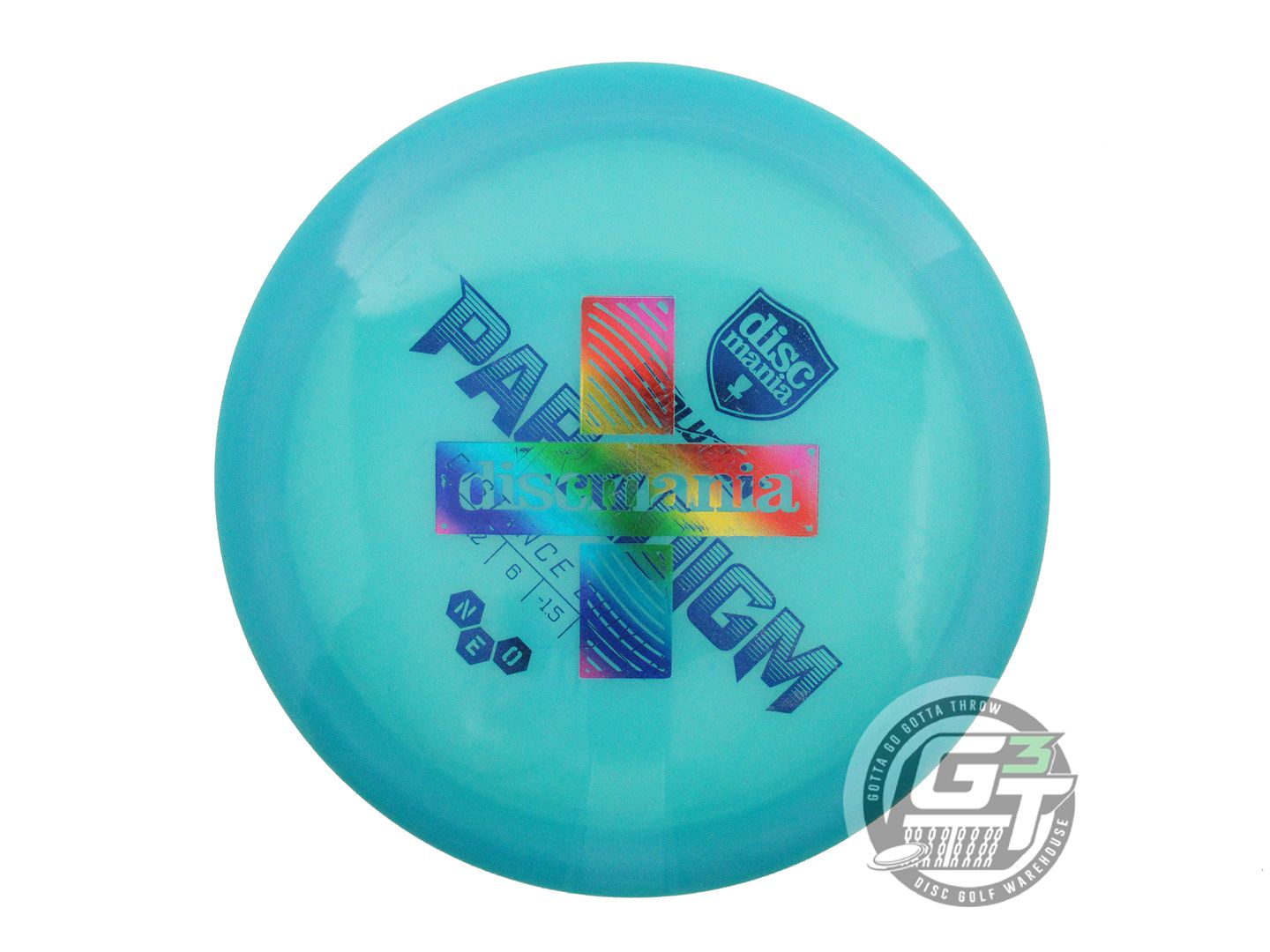 USED DiscMania X-OUT Neo Paradigm 172g Teal Driver Golf Disc