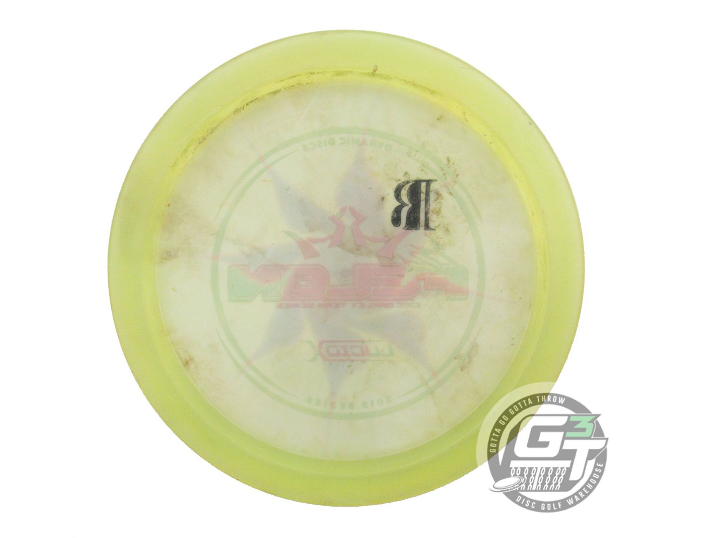 USED Dynamic Discs [OAKLEY] Lucid-X Felon 176g Yellow White Stamp Driver Disc
