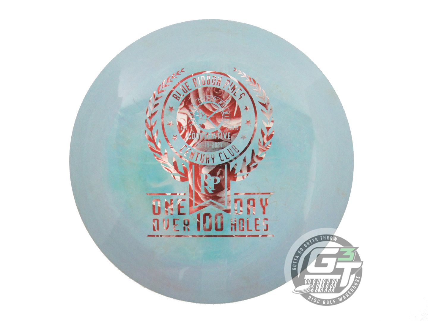 USED Discraft ESP Undertaker 174g Teal Red Rose Foil Distance Driver Golf Disc