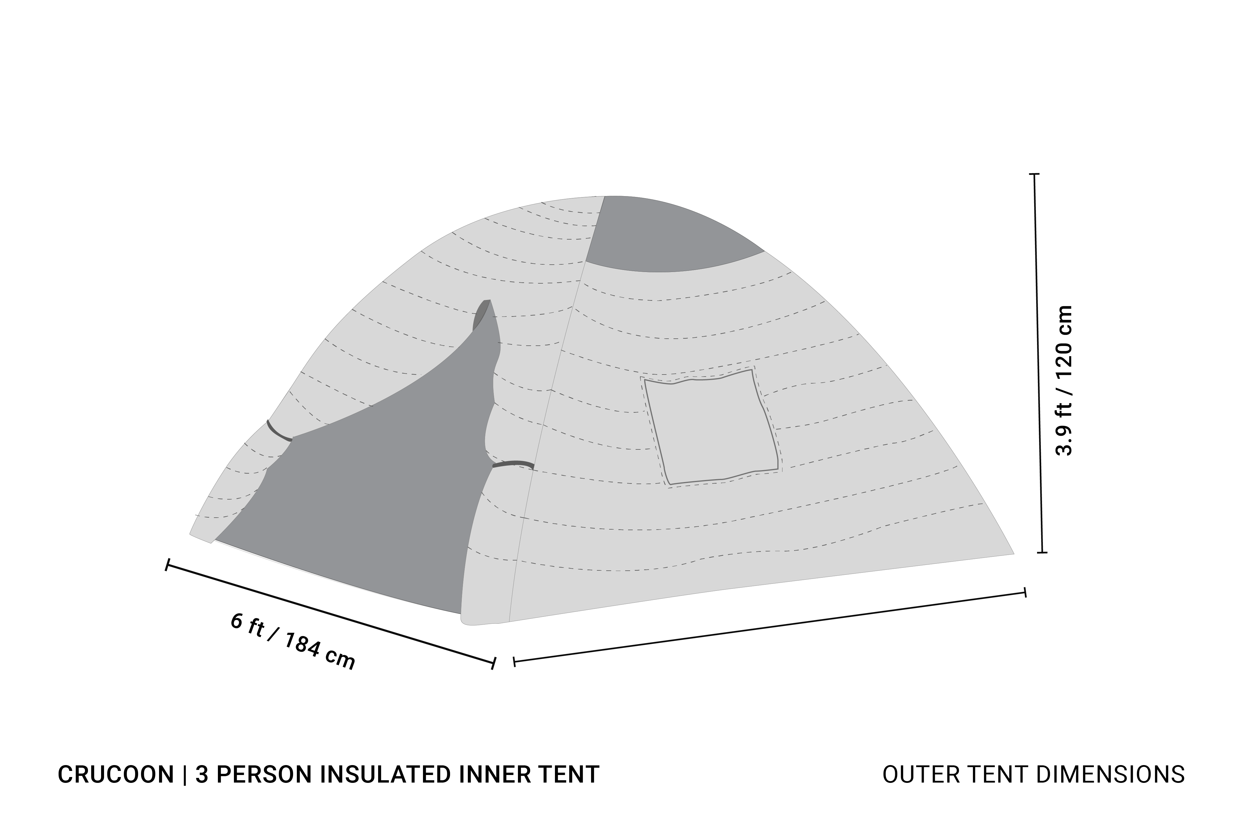 CRUCOON | 3 PERSON INSULATED INNER TENT