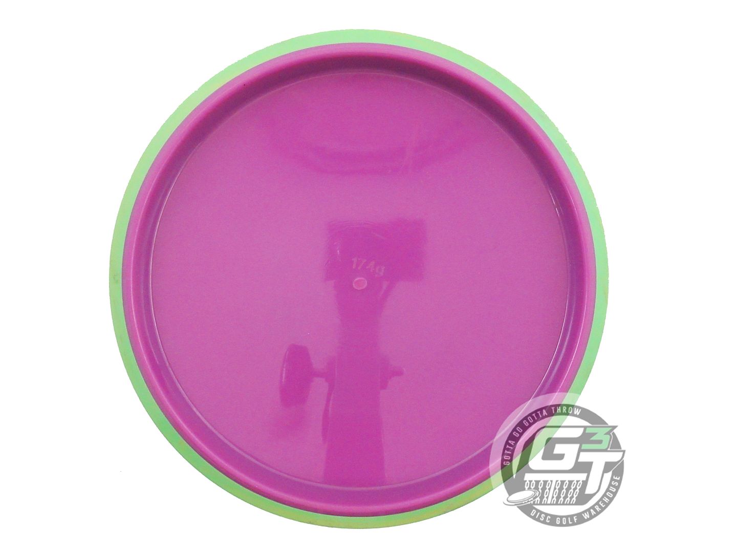 USED Axiom Discs Neutron Hex 174g Purple Olive Rim Midrange Golf Disc