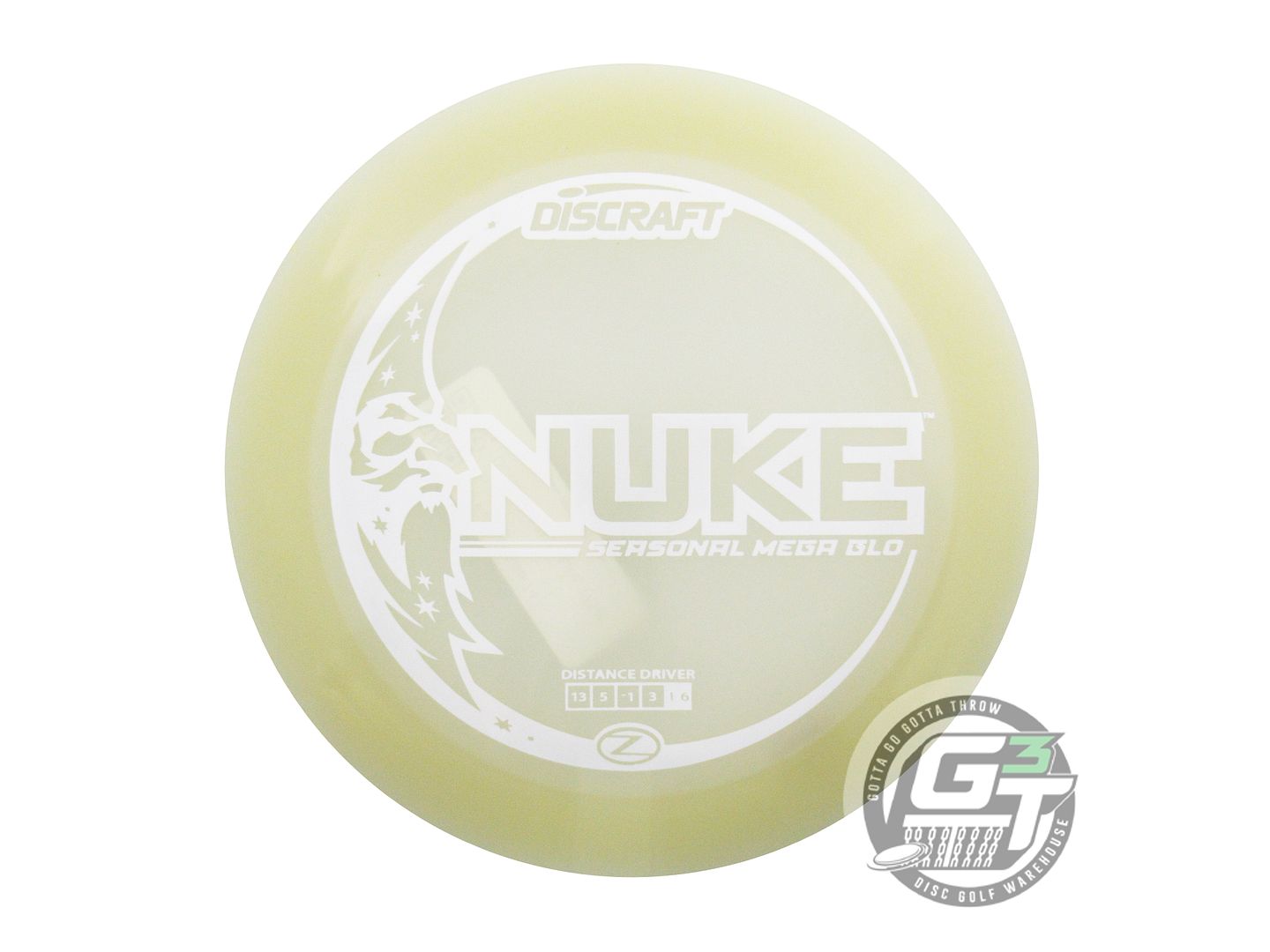 Discraft Seasonal Mega Glo Z Nuke Distance Driver Golf Disc (Individually Listed)